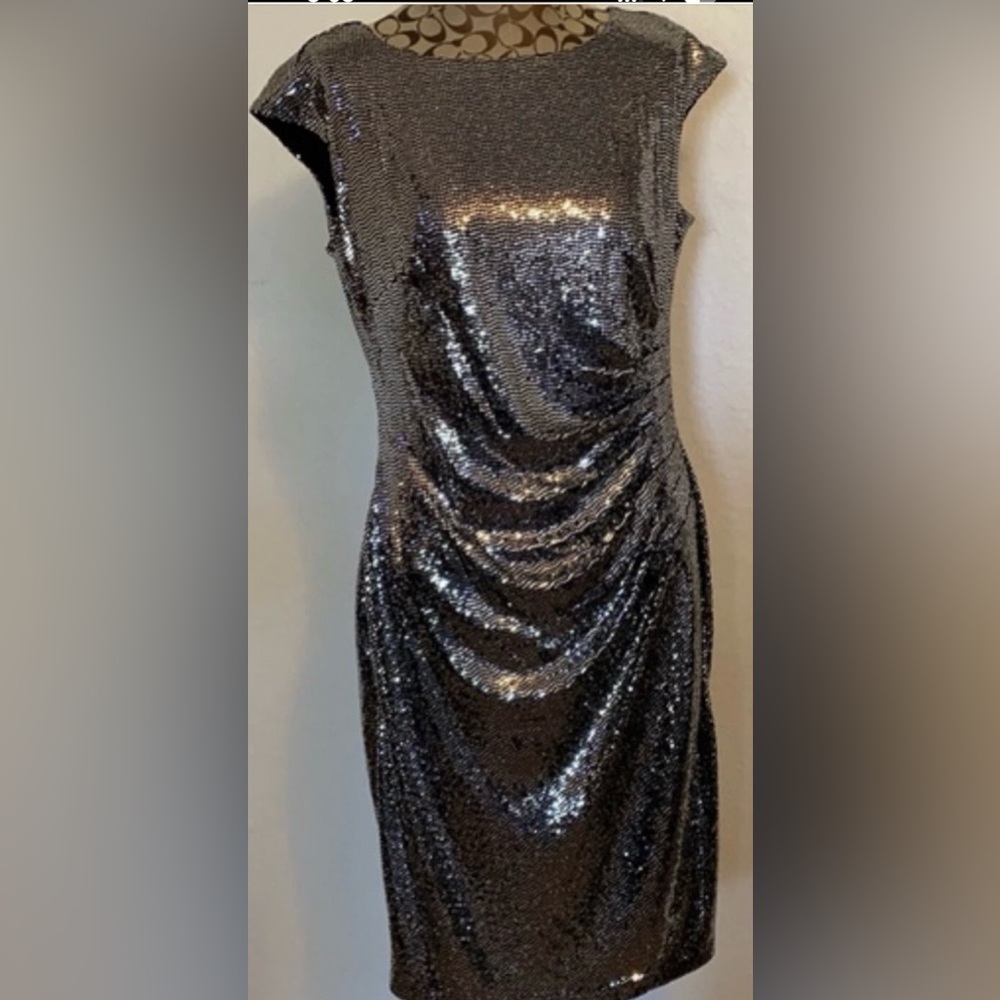 Metallic sparkly dress by Ann Klein in a Size 10